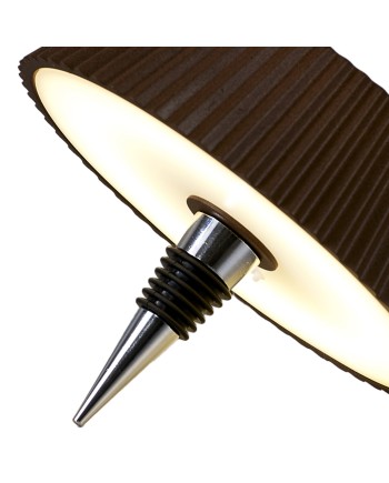 RELAX * TAPON BOTELLA LED CORTEN - RECARGABLE